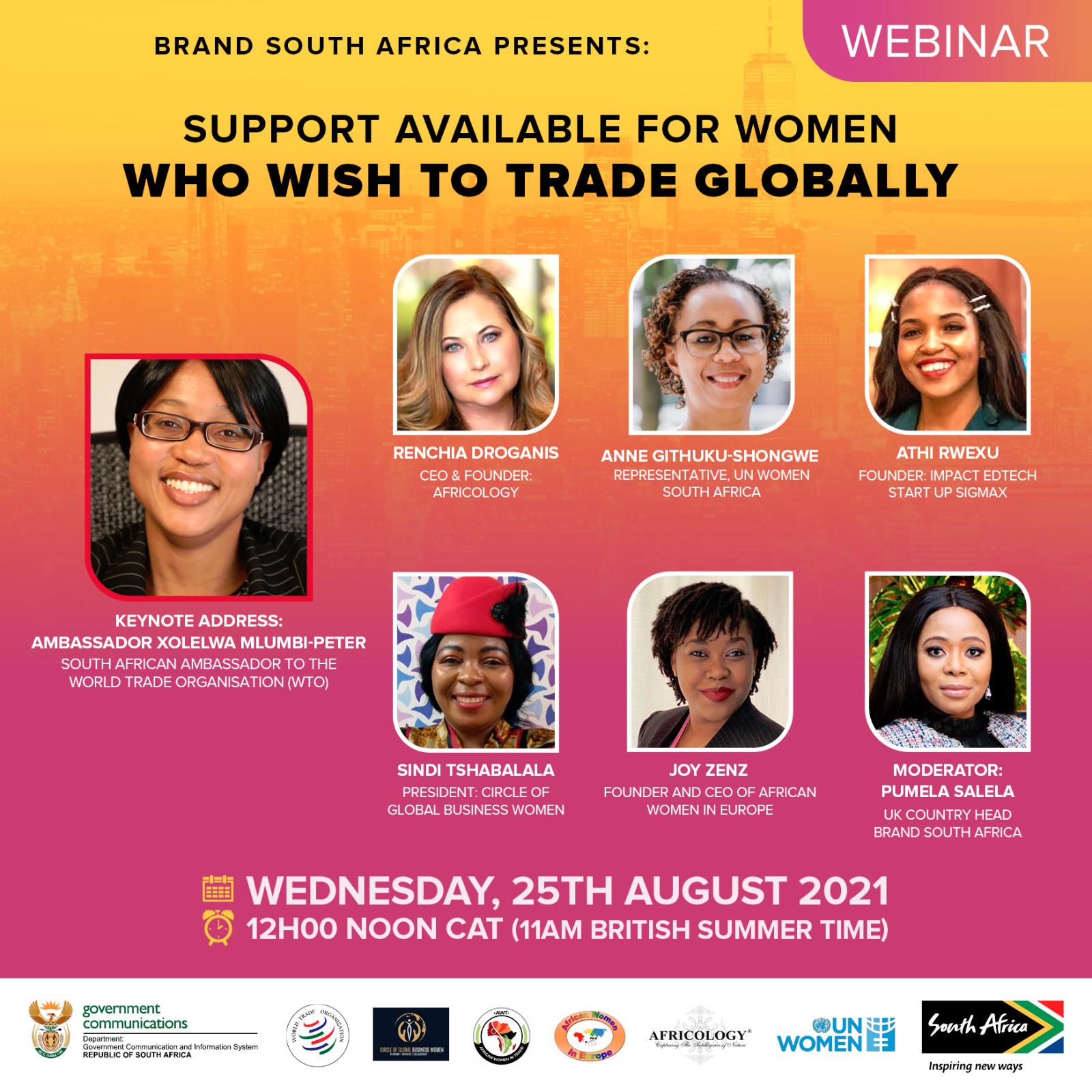 Webinar: Support for Women Who Wish to Trade Globally
