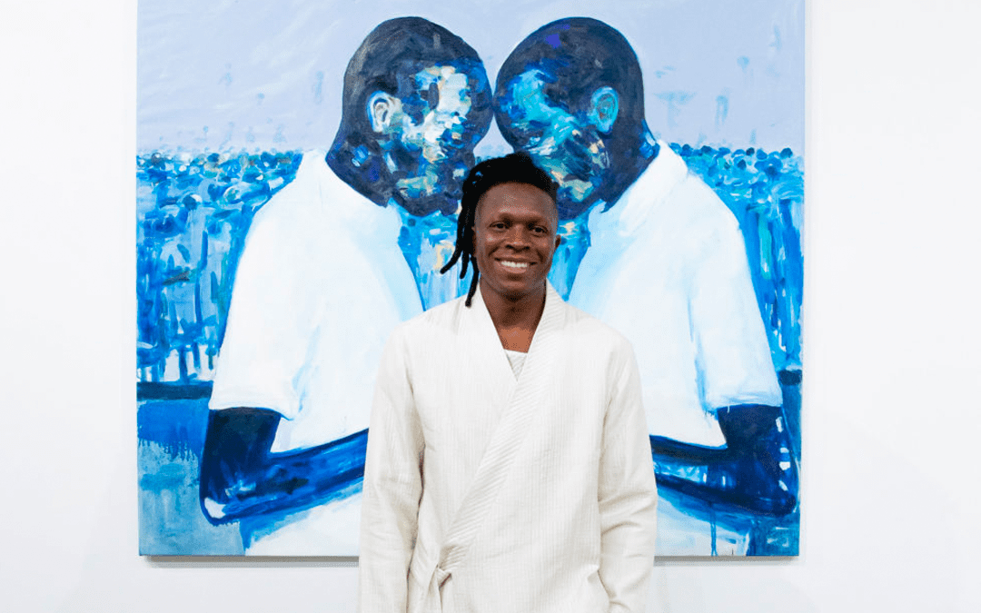 Globally recognized & collected artist Nelson Makamo debuts his first solo US exhibition ‘BLUE,’ in Los Angeles